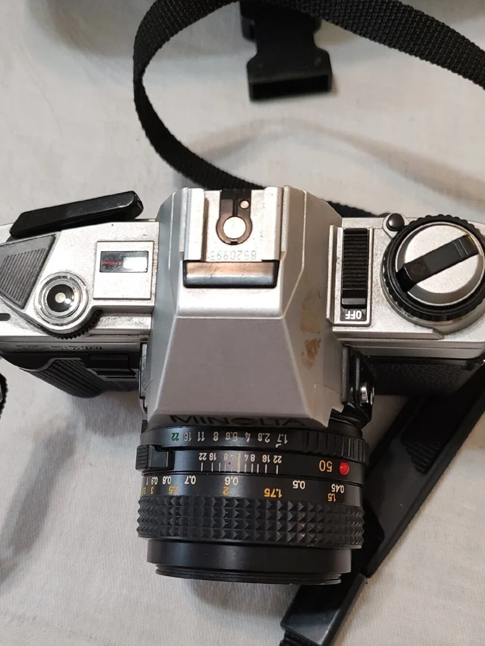 Vintage X-370 35mm SLR Camera With Camera Case